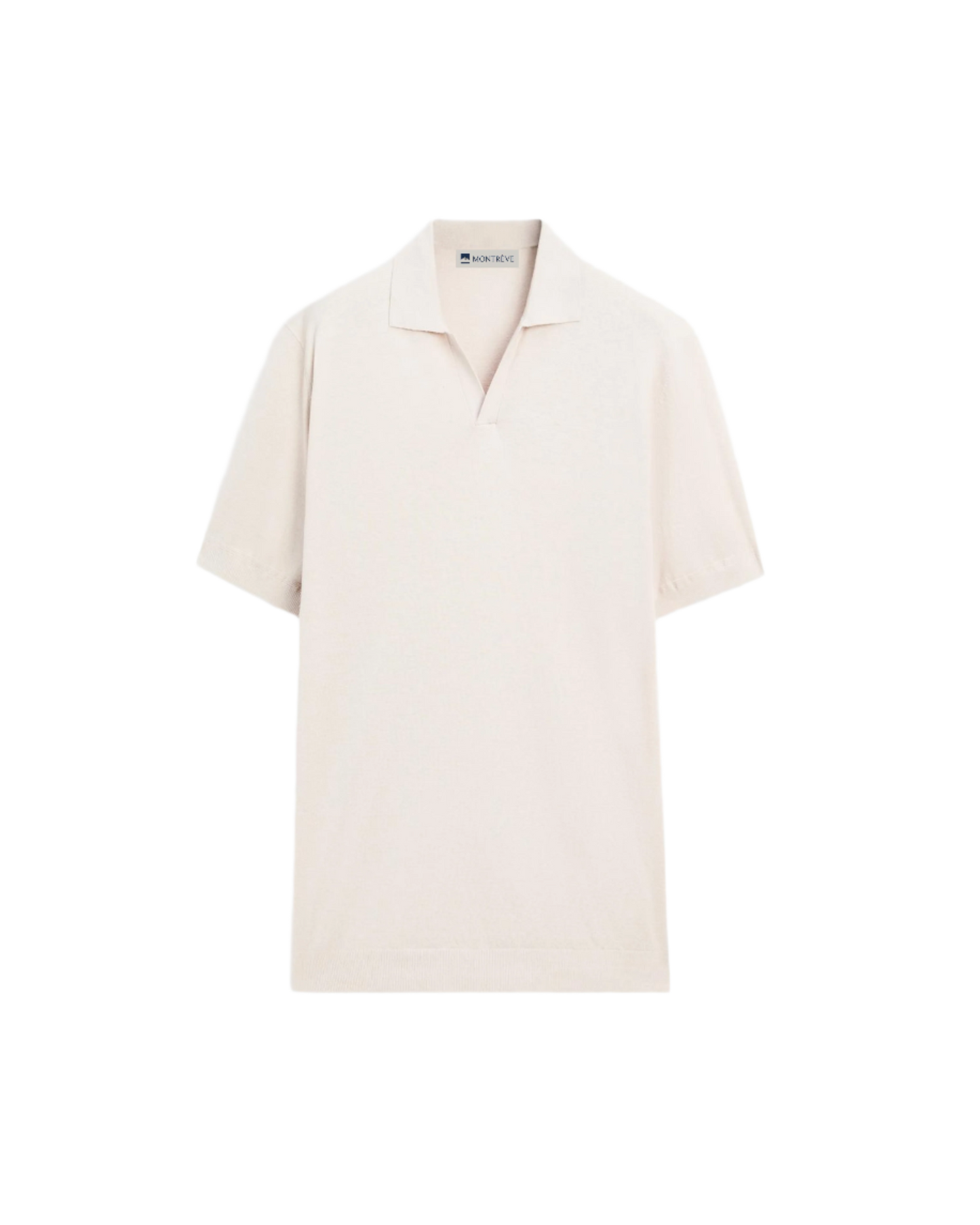 Knitted Polo - Beige