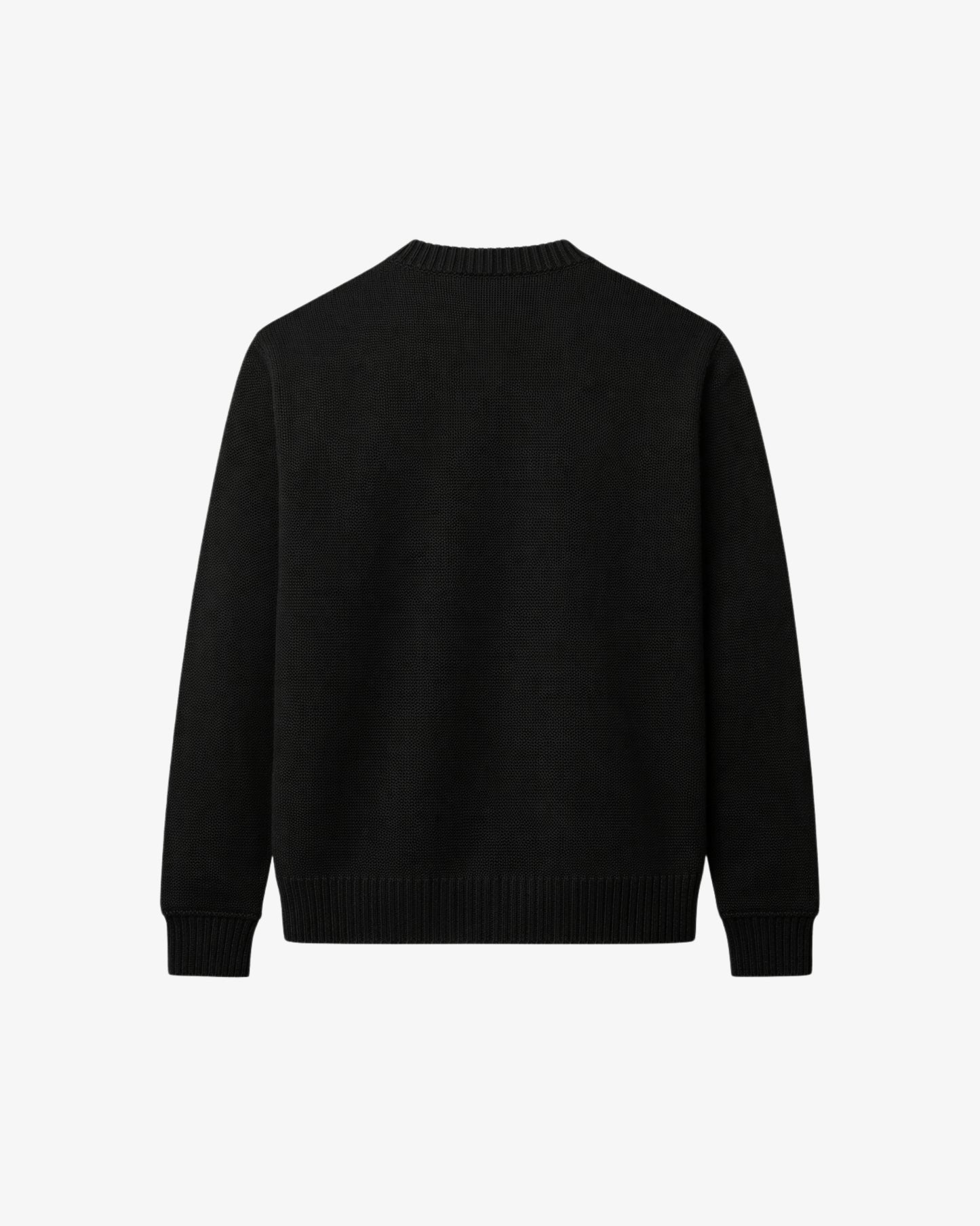 Knitted Crewneck - Black