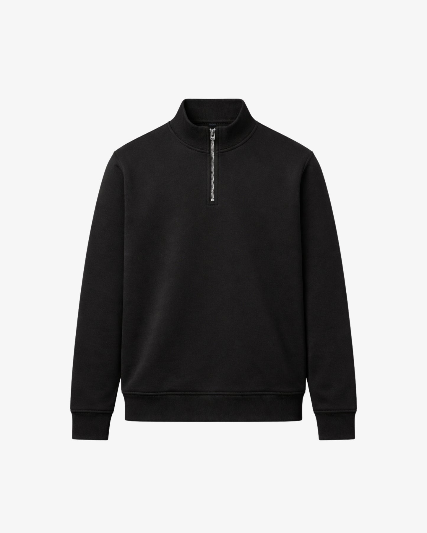 Quarter Zipper - Black