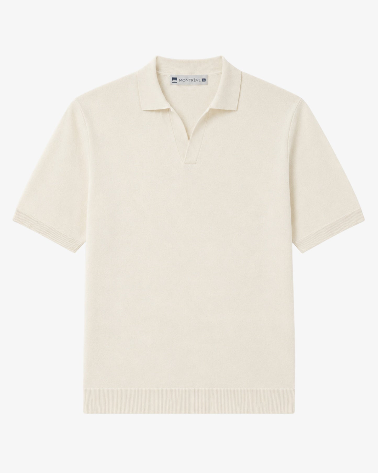 Knitted Polo - Beige