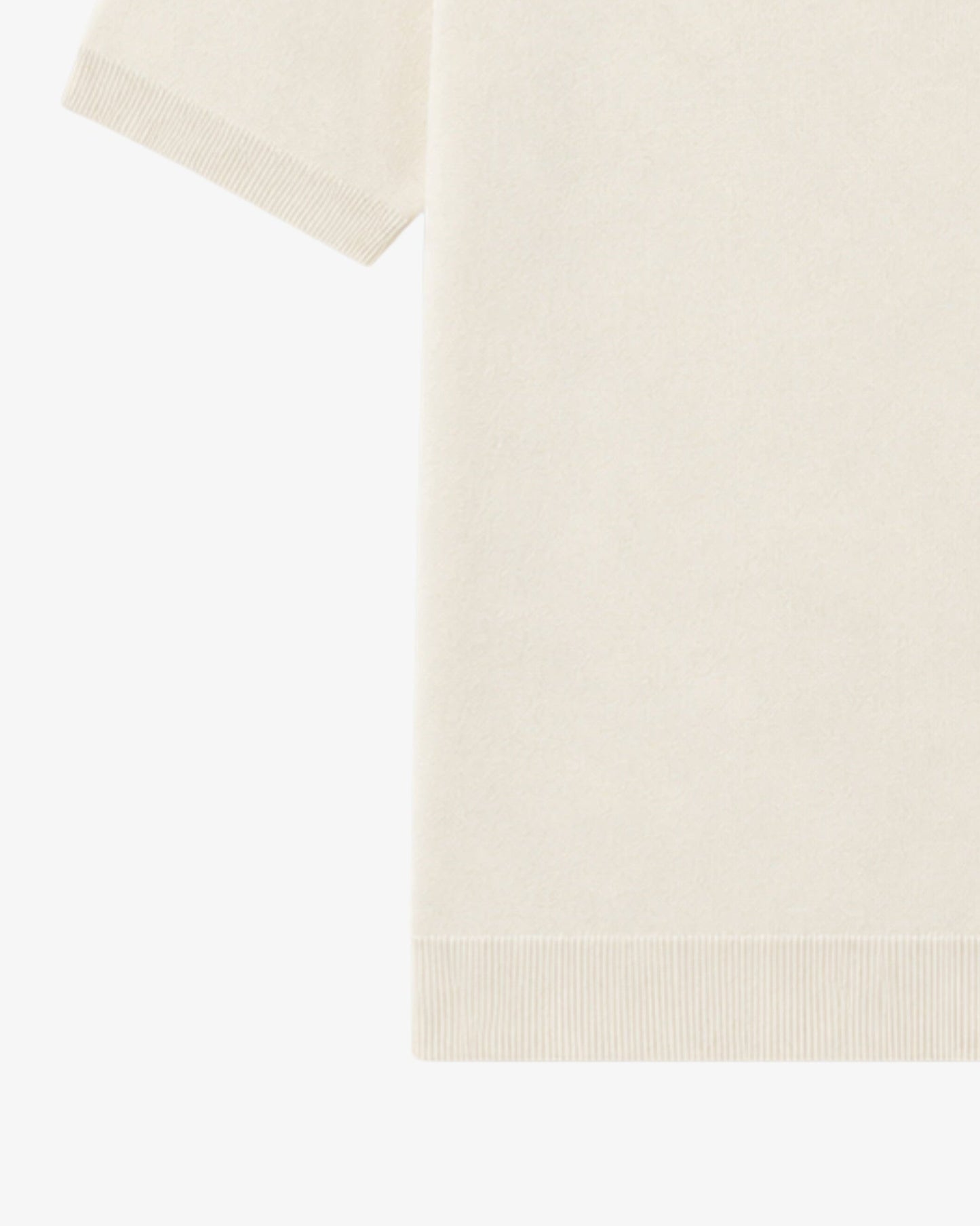 Knitted Polo - Beige
