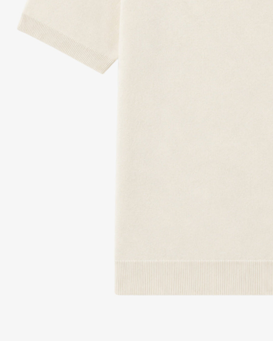 Knitted Polo - Beige