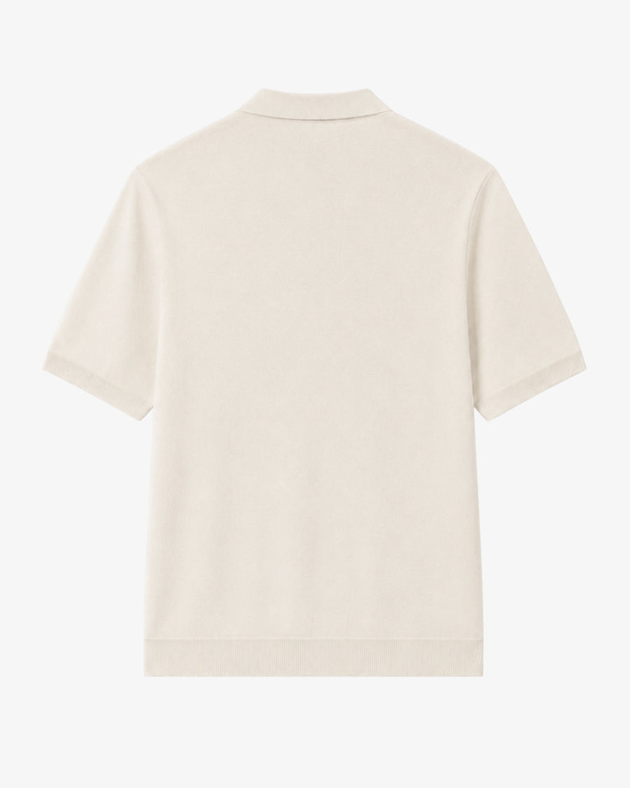 Knitted Polo - Beige