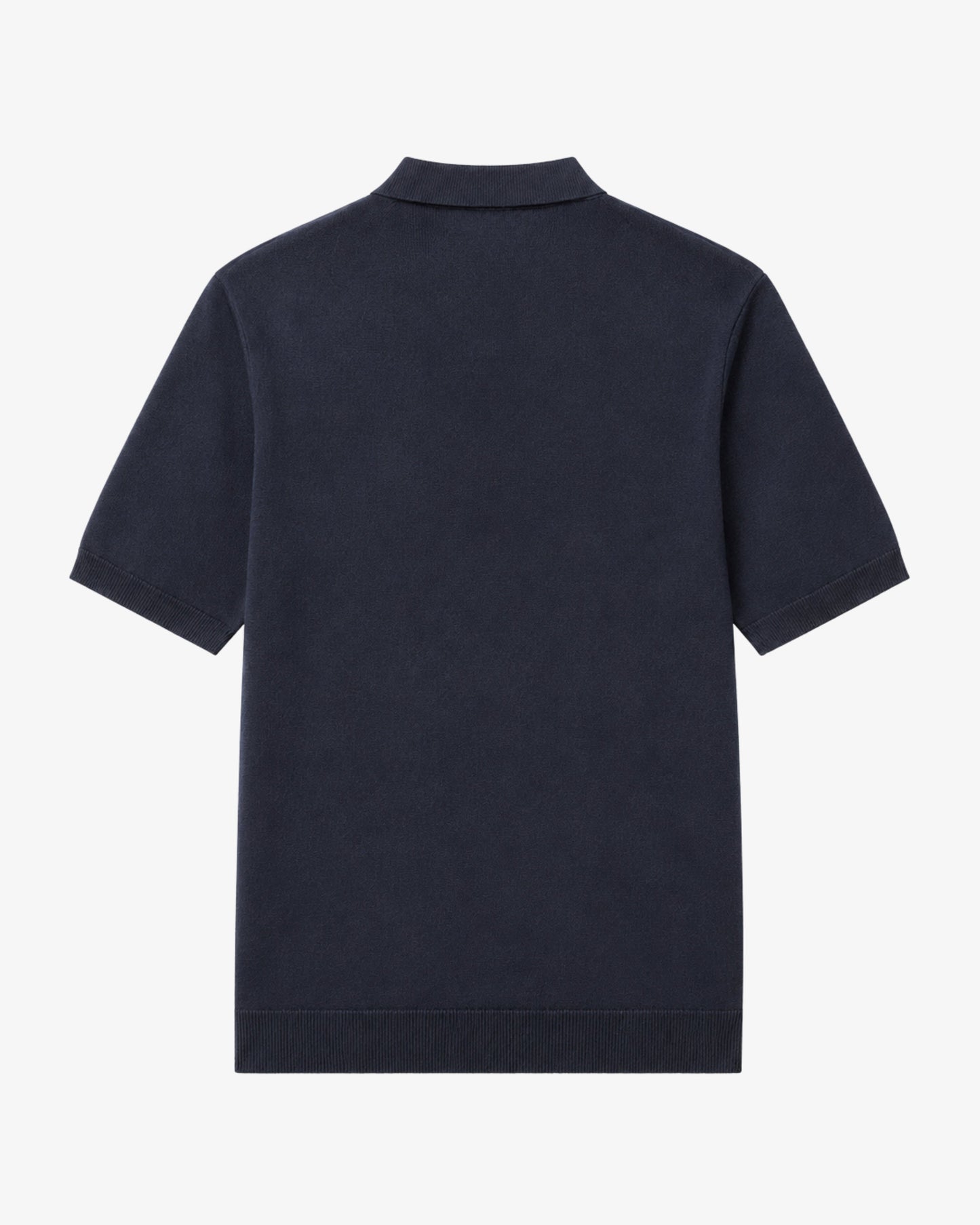 Knitted Polo - Navy
