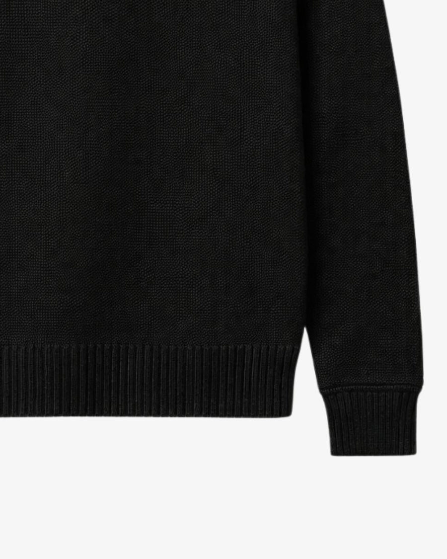 Knitted Crewneck - Black