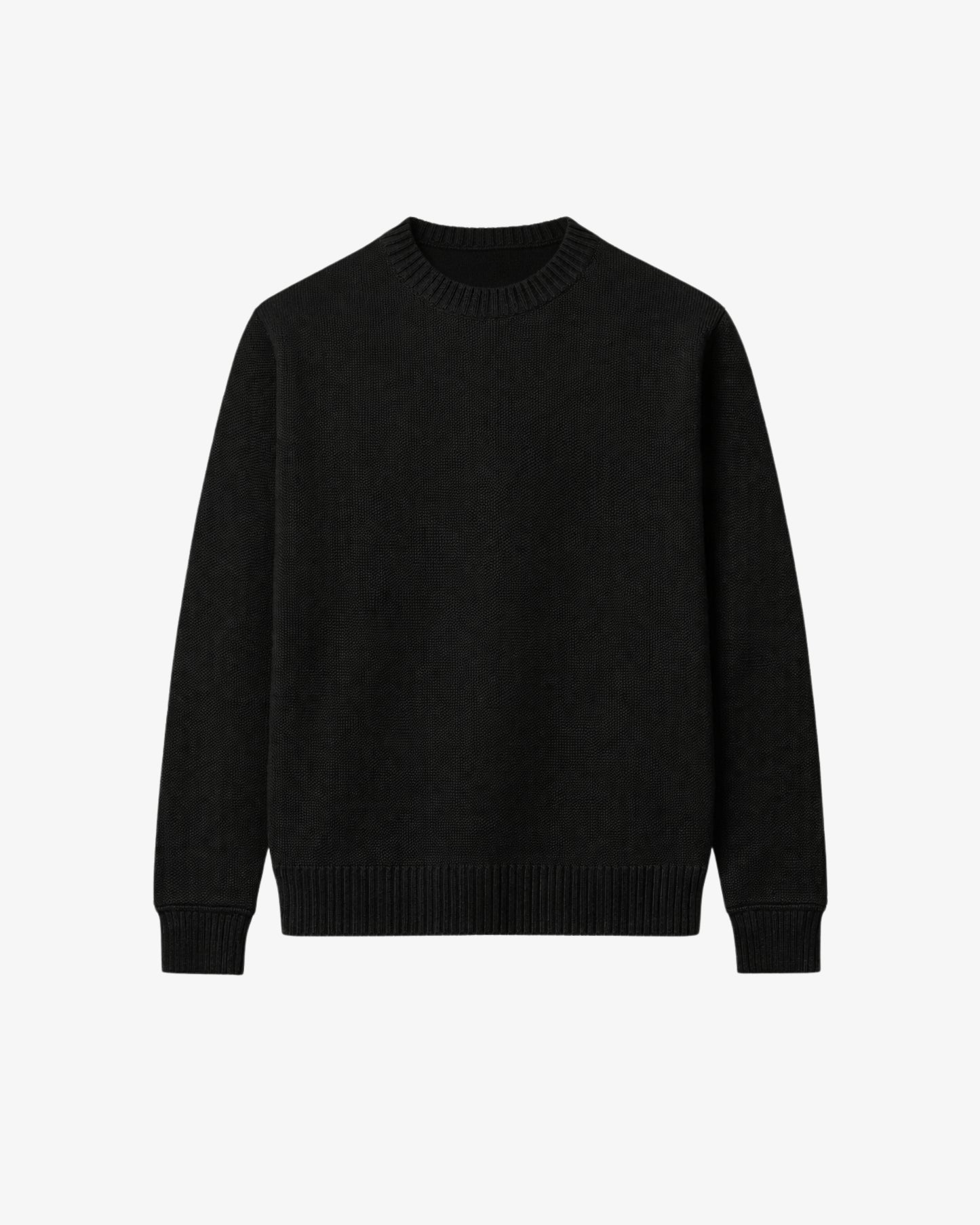 Knitted Crewneck - Black