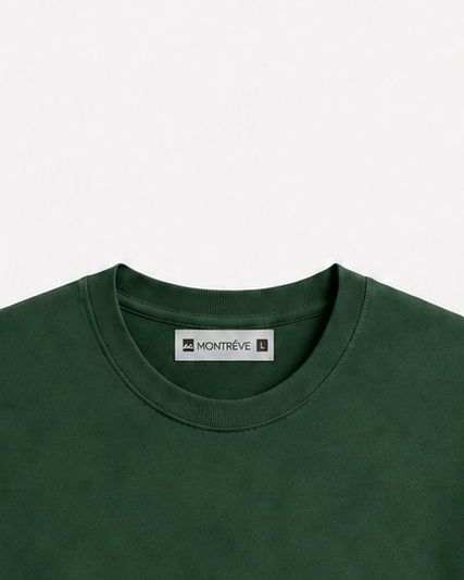 Heavyweight Tee ⅠⅠ - Dark Forest Green