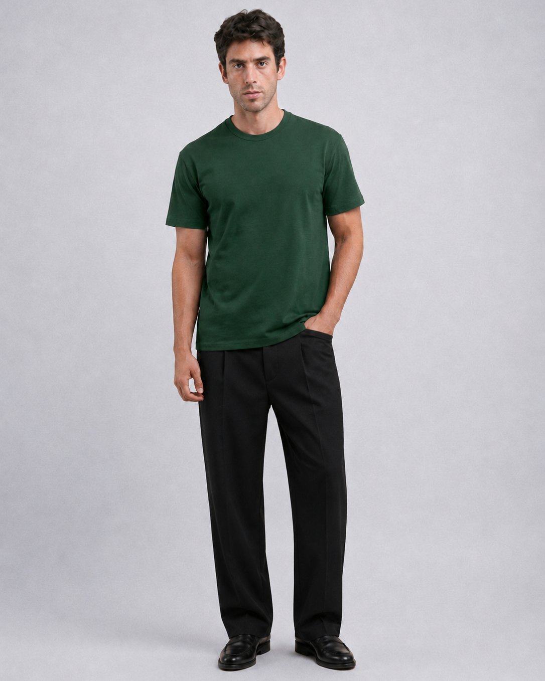 Heavyweight Tee ⅠⅠ - Dark Forest Green