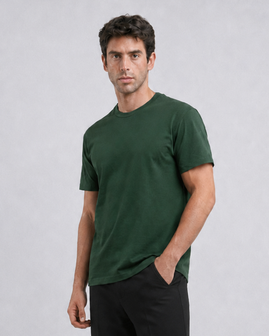 Heavyweight Tee ⅠⅠ - Dark Forest Green